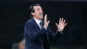 Unai Emery has emerged as a potential successor to Steve Bruce as Newcastle manager (Niall Carson/PA)