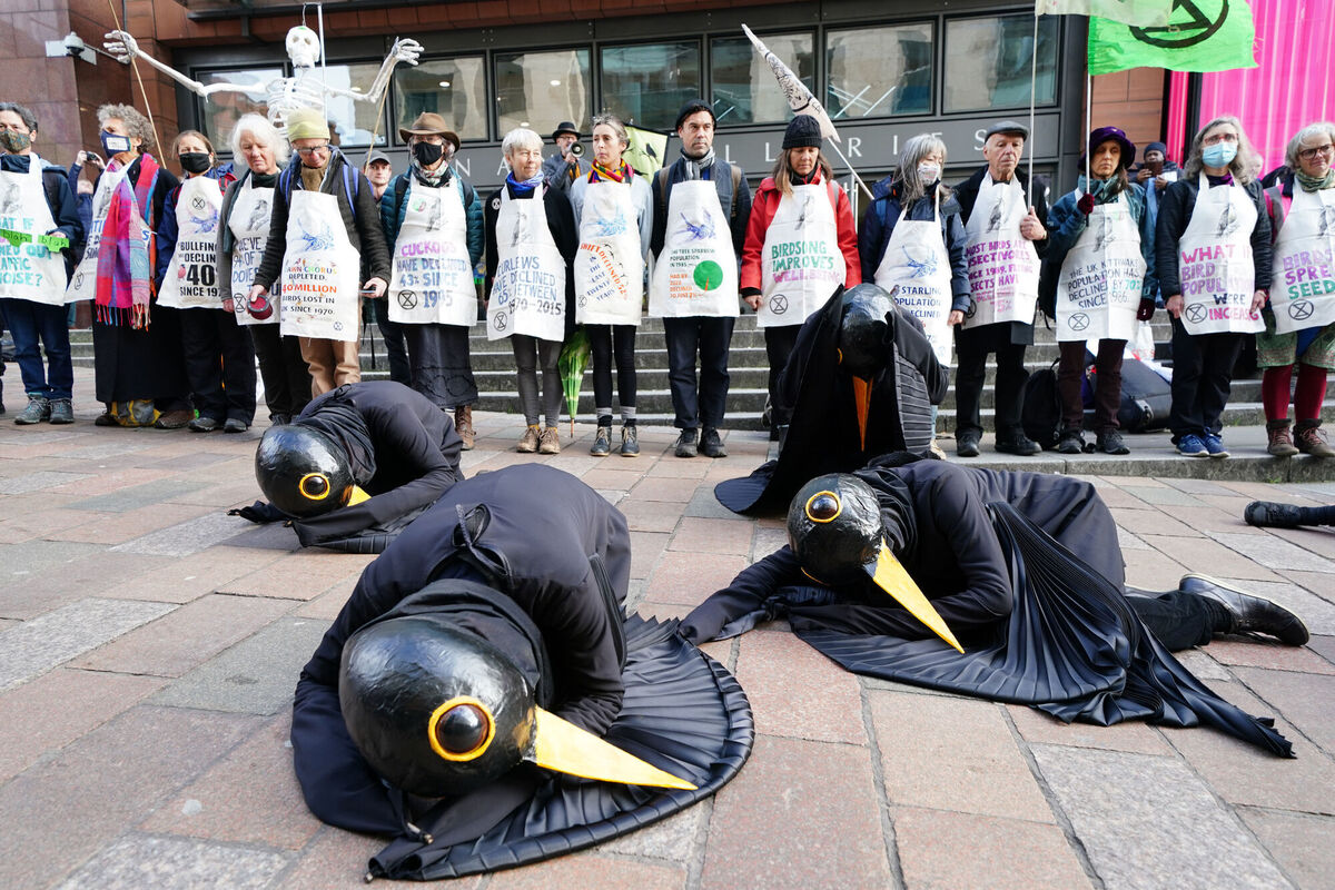 Members of Extinction Rebellion take part in a Green Rebellion protest on Buchanan Street, during the Cop26 summit in Glasgow. Picture: Jane Barlow/PA Wire Members of Extinction Rebellion take part in a Green Rebellion protest on Buchanan Street, during the Cop26 summit in Glasgow. Picture: Jane Barlow/PA Wire