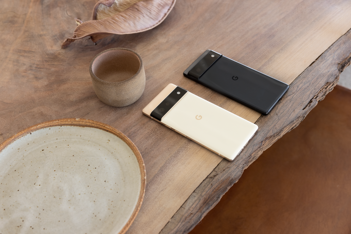 Google Pixel 6 and Pixel 6 Pro. Pic: Google