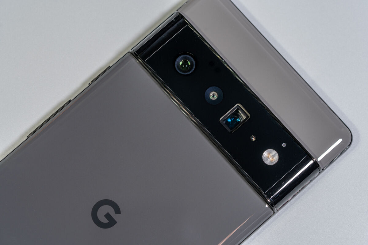 Google Pixel 6 Pro triple cameras. Pic: Noel Campion
