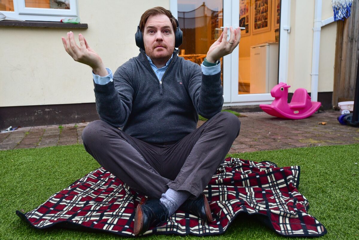  Bernard O'Shea has seen the light when it comes to mindfullness Picture: Moya Nolan