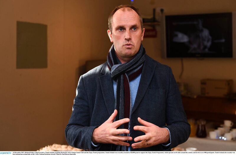 Tennis Ireland chief executive Richard Fahey. Picture: Sam Barnes/Sportsfile