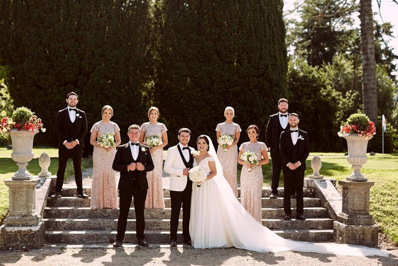 Sinéad Connery and Jack Coade with Hayley O’Leary, Ciara O’Sullivan, Orla Newman and Shannen Forde, Michael Coade, Eoin Connery, Bryan Goulding and Wayne Speight