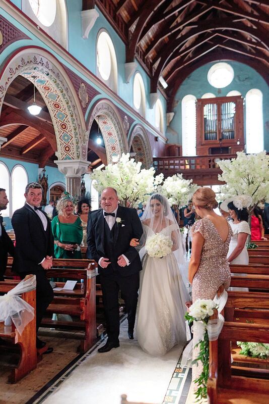 Sinéad Connery with her dad Liam Connery
