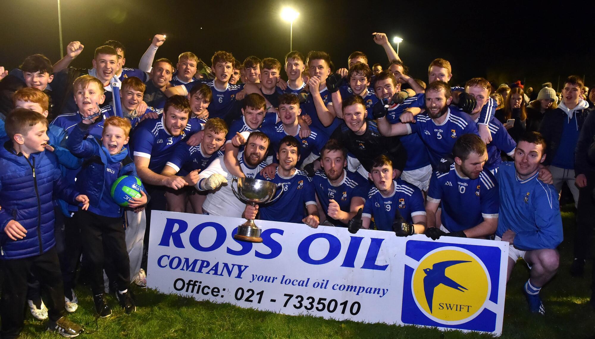 Aghinagh football rises up and savours the view