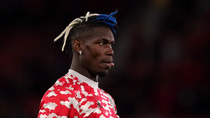 Paul Pogba has suffered an injury (Martin Rickett/PA)