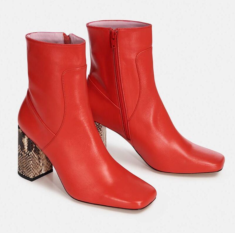 Red Boots, €245, Essentiel Antwerp Red Boots, €245, Essentiel Antwerp