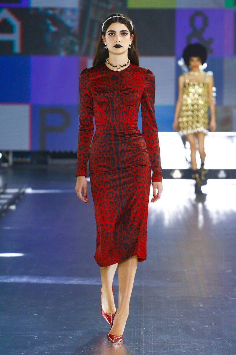 Dolce &amp; Gabbana red cheetah print dress, Brown Thomas, €1,950