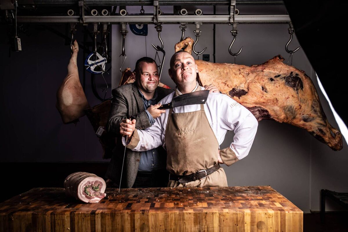 Gaz Smith &amp; Rick Higgins. Picture: John Murray