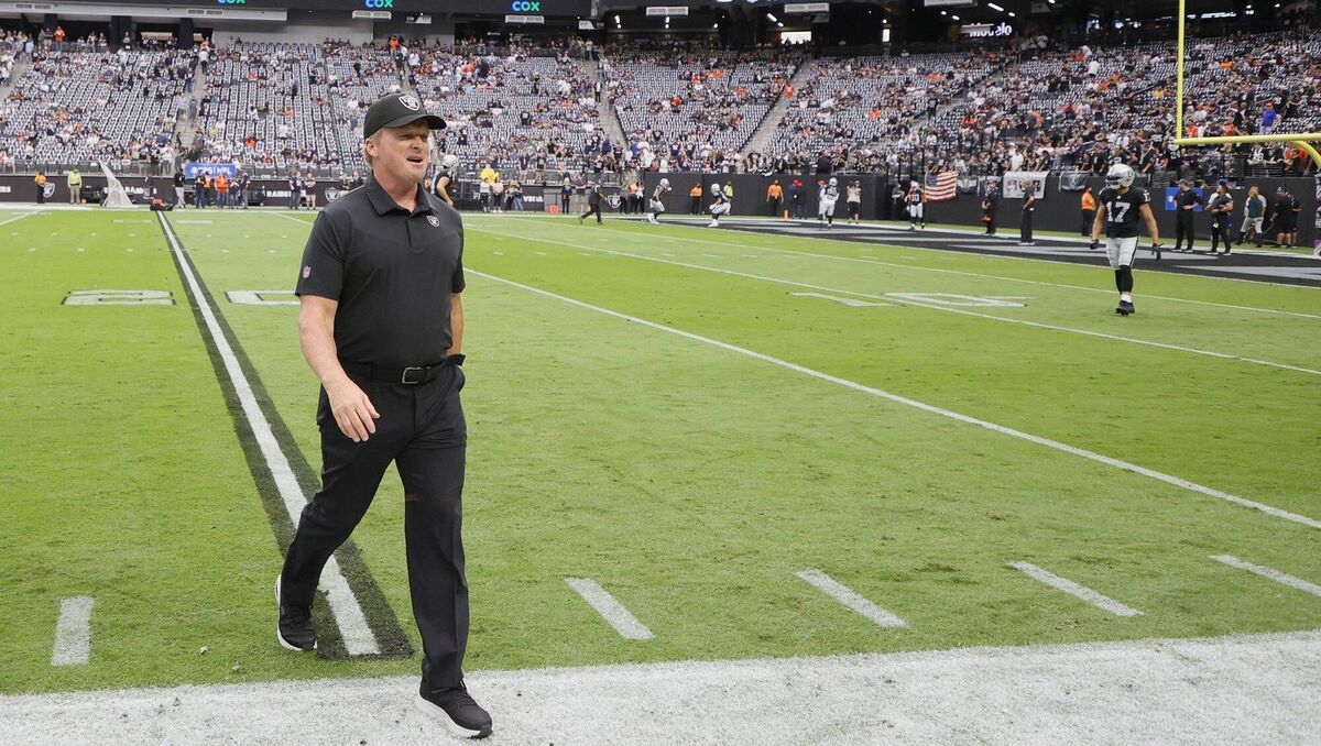 GONE: Ex-Head coach John Gruden GONE: Ex-Head coach John Gruden