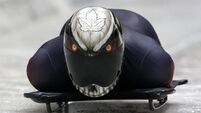 IN PICTURES: Those Skeleton guys have some pretty funky helmets