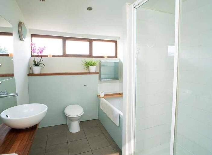 The bathroom, before. 