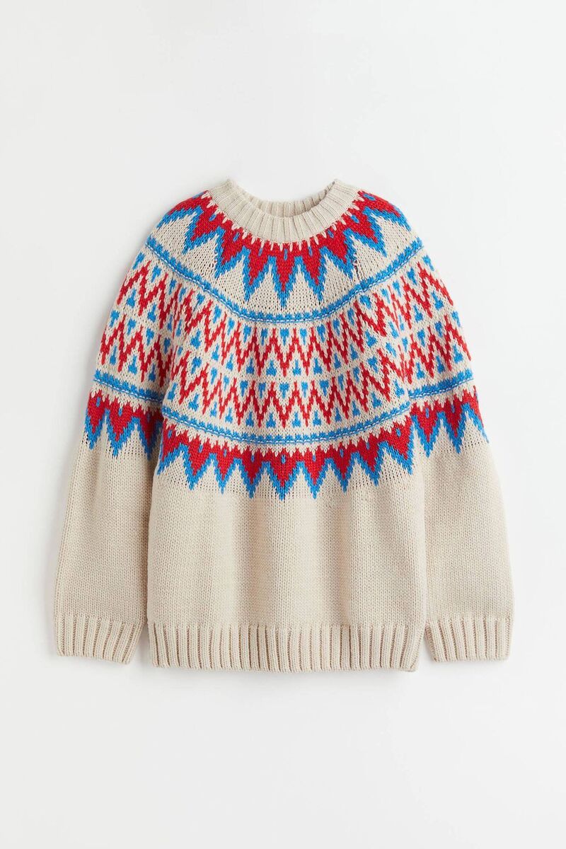 Fair Isle sweater, H&M, €39.99 Fair Isle sweater, H&M, €39.99