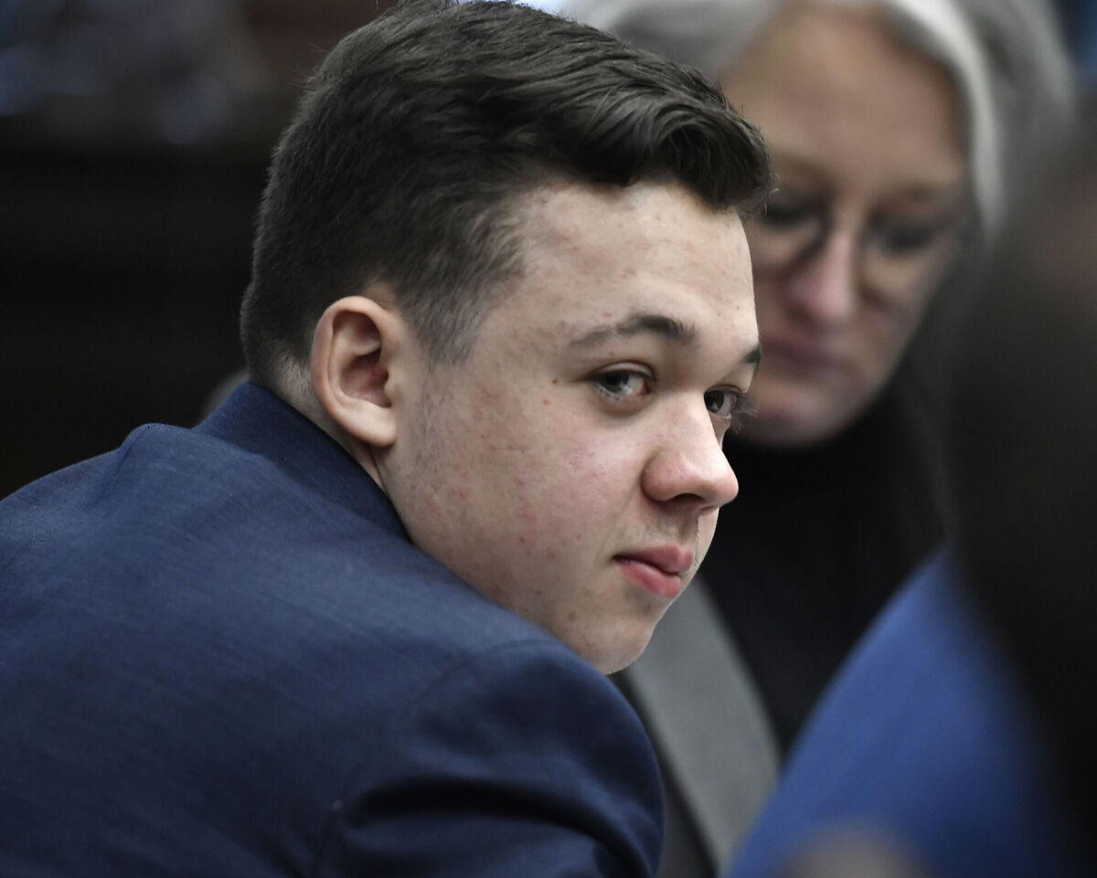 Kyle Rittenhouse is accused of killing two people and wounding a third during a protest over police brutality in Kenosha, last year. Picture: Sean Krajacic/The Kenosha News via AP, Pool