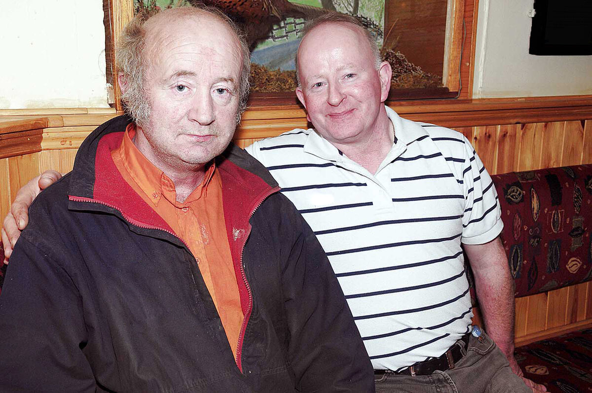 Brothers Willie and Paddy Hennessy from Curraghgorm, near Kildorrery pictured in 2009. The brothers were found dead in a suspected murder-suicide in north Cork. File Picture