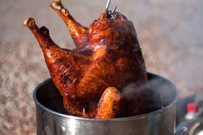 Deep-fried turkey