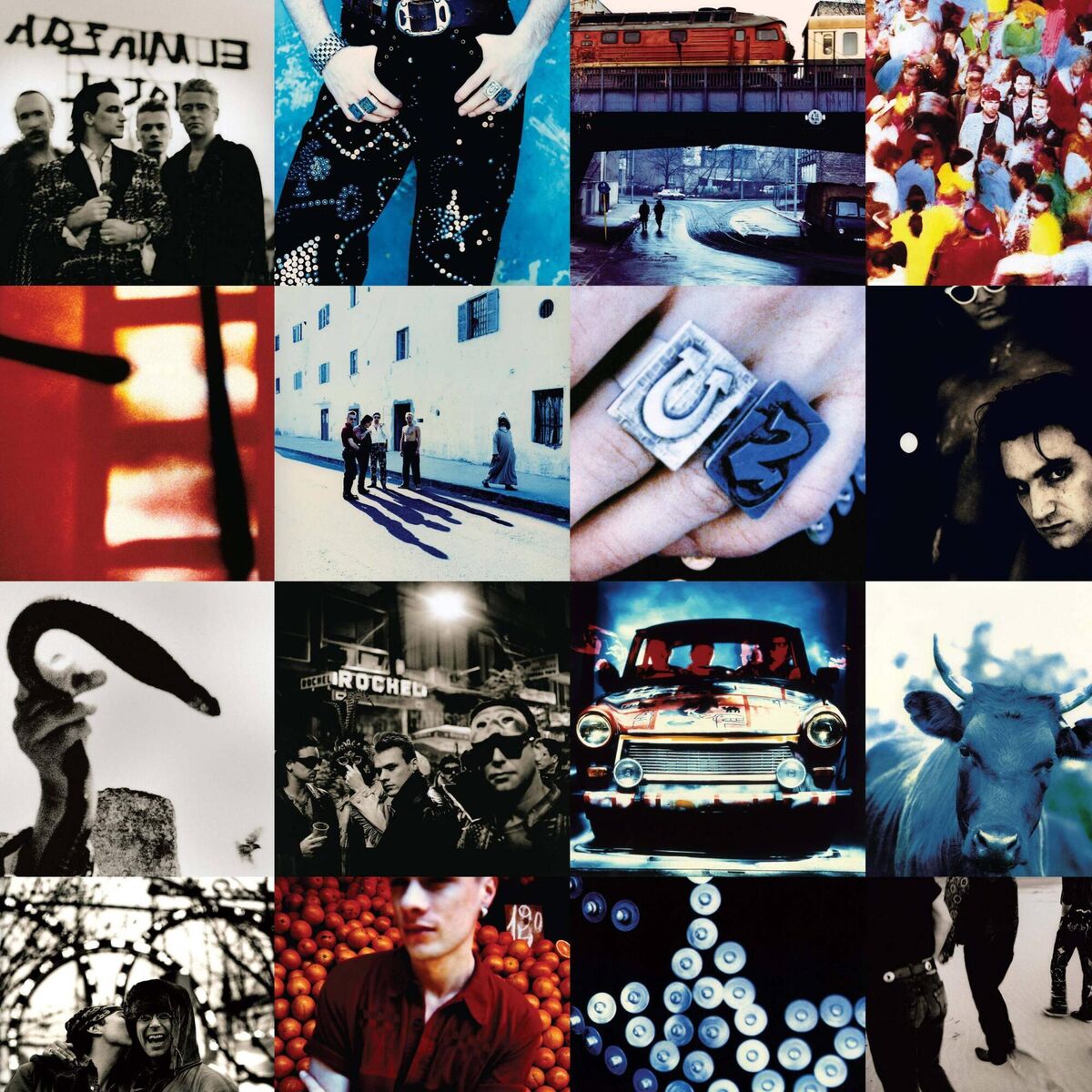 The cover of Achtung Baby. 