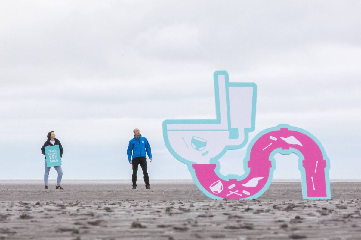 To mark UN World Toilet Day today, Clean Coasts and Irish Water have teamed up for a public awareness campaign to address the issue of flushing unsuitable items down the toilets. "By making sure wipes are put in the bin and not in the toilet, people can help keep our waters and coasts safe, clean and healthy too."