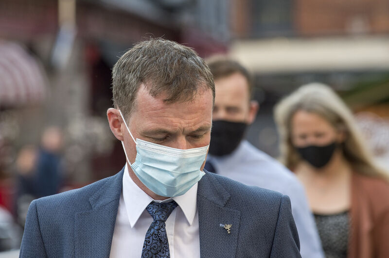 Kieran Downey, husband of the late Marie Downey pictured at Cork city Coroner's Court