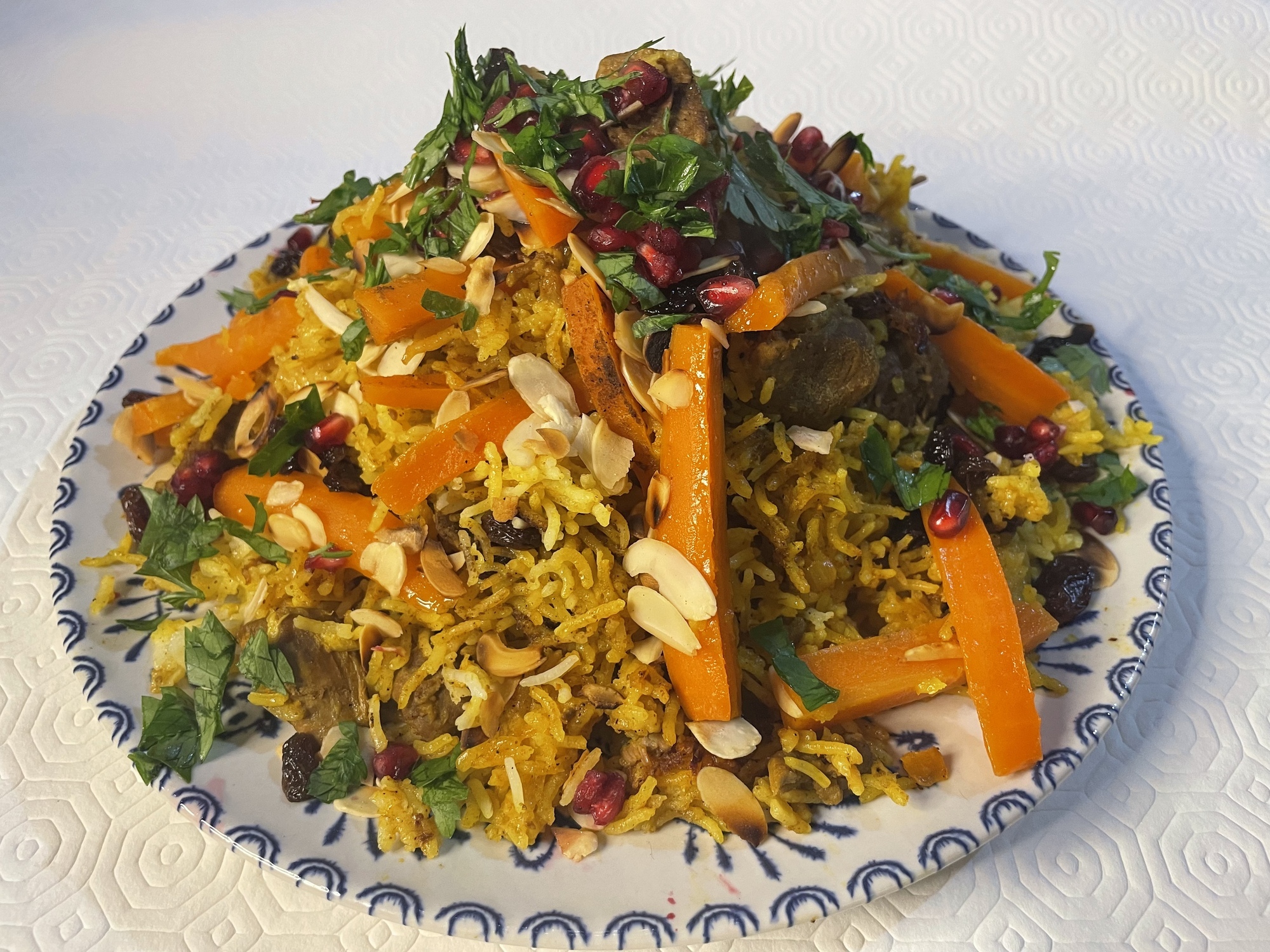 Cooking with Colm O'Gorman: Lamb and rice with fresh herbs and pomegranate seeds