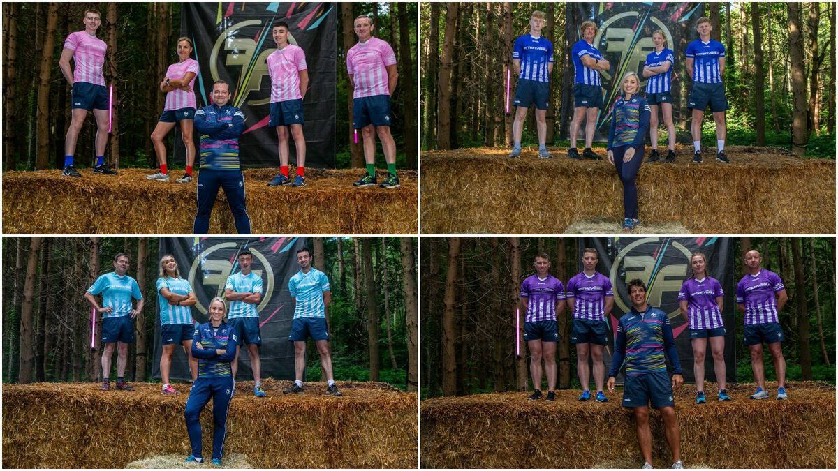 Coaches Davy Fitzgerald, Anna Geary, Donncha O’Callaghan, and Derval O’ Rourke with the Roche, Kinsella, Forde and Farrell families for Ireland's Fittest Family Coaches Davy Fitzgerald, Anna Geary, Donncha O’Callaghan, and Derval O’ Rourke with the Roche, Kinsella, Forde and Farrell families for Ireland's Fittest Family