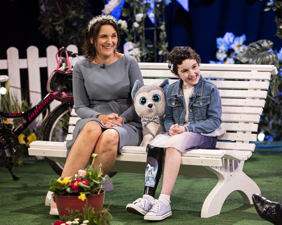 Saoirse Ruane with her mum Roseanna on last year's Toy Show. Picture Andres Poveda Saoirse Ruane with her mum Roseanna on last year's Toy Show. Picture Andres Poveda
