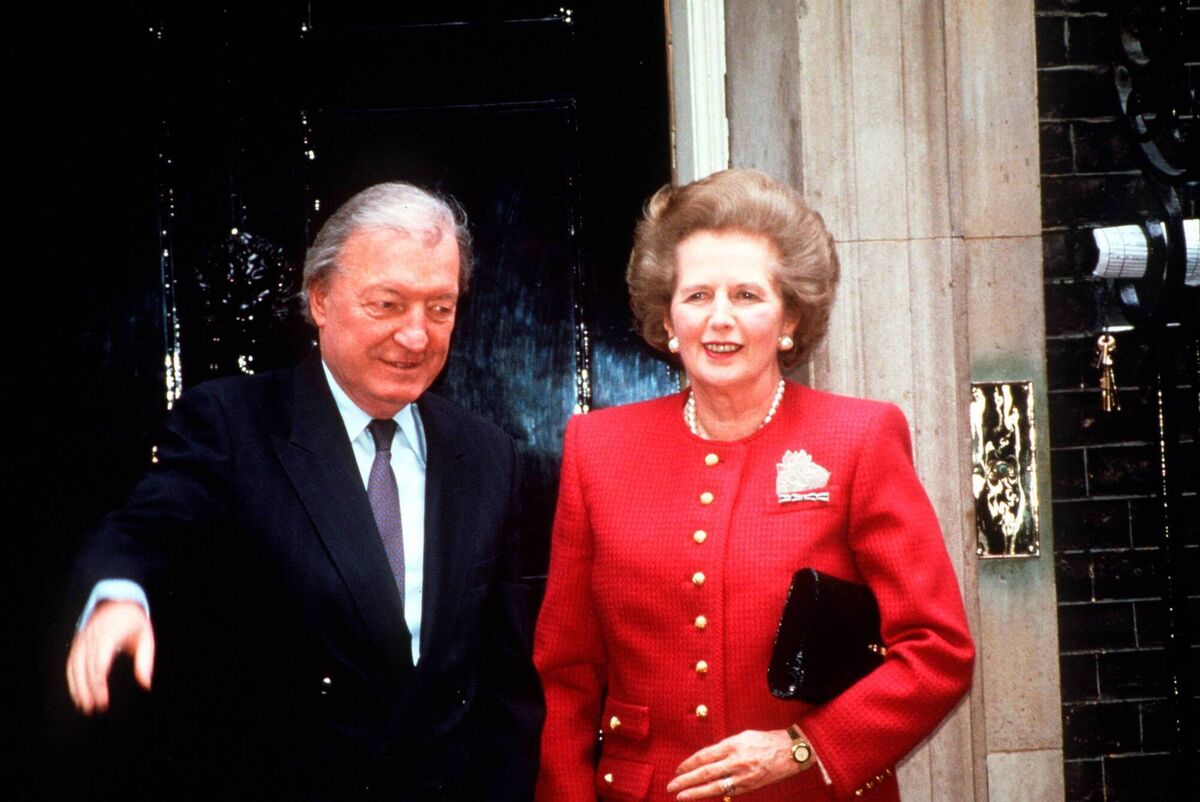 Charles Haughey with then British Prime Minister Margaret Thatcher in 1988. Photo: CAMERA PRESS