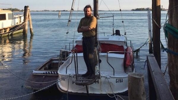 Daryl Smith on his boat. Daryl Smith on his boat.