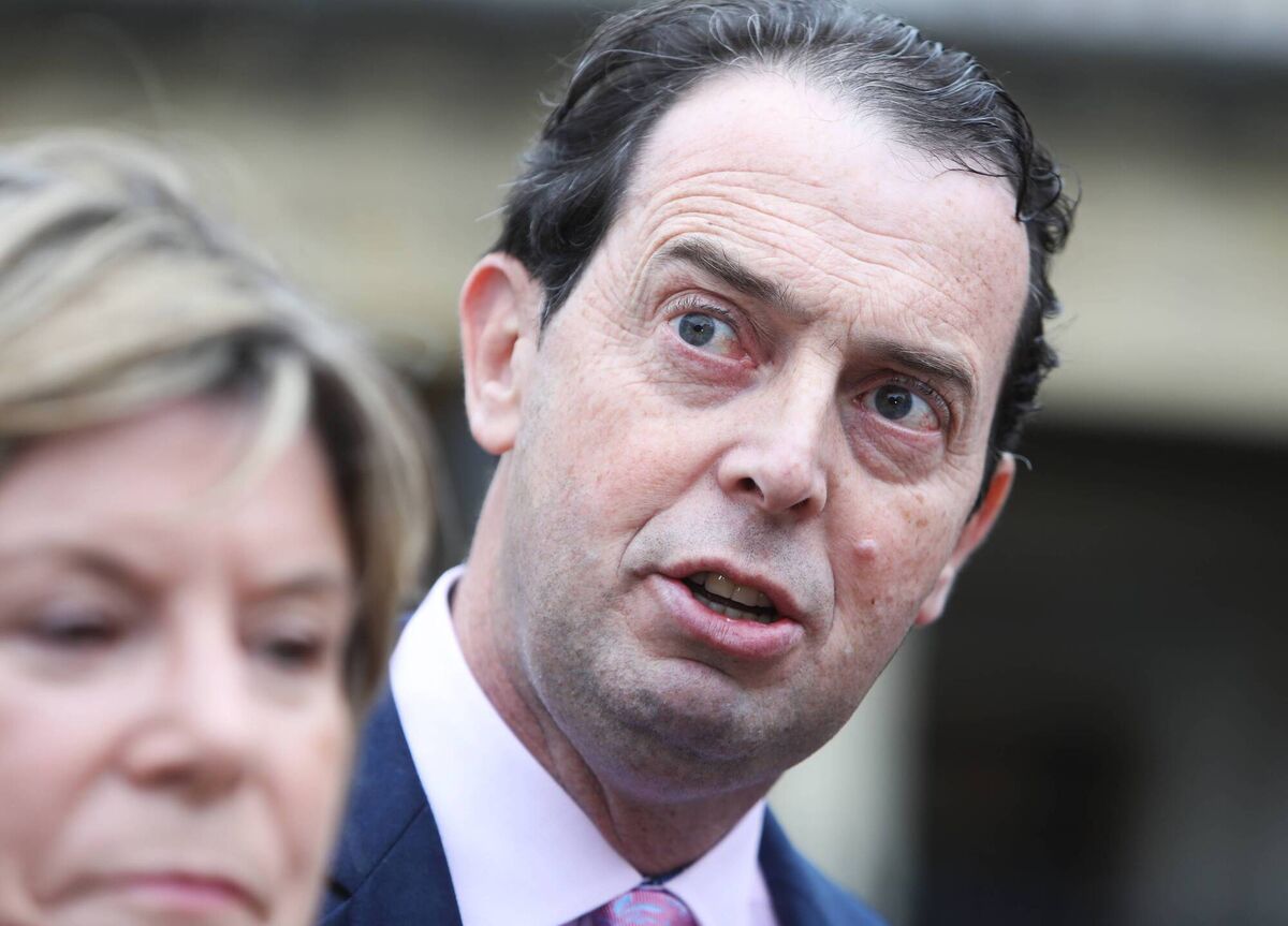 Frank O'Rourke, then Fianna Fáil spokesperson on financial services, egovernment and procurement, with then Fianna Fáil spokesperson on older people Mary Butler in 2018: 'I was known as a worker but not just in the constituency,' he says. Picture: Leah Farrell/RollingNews.ie