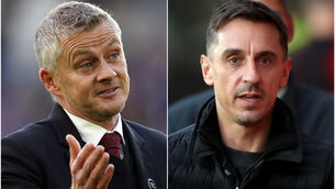 <p>Gary Neville says Solskjaer can be proud of the job he has done (PA)</p>