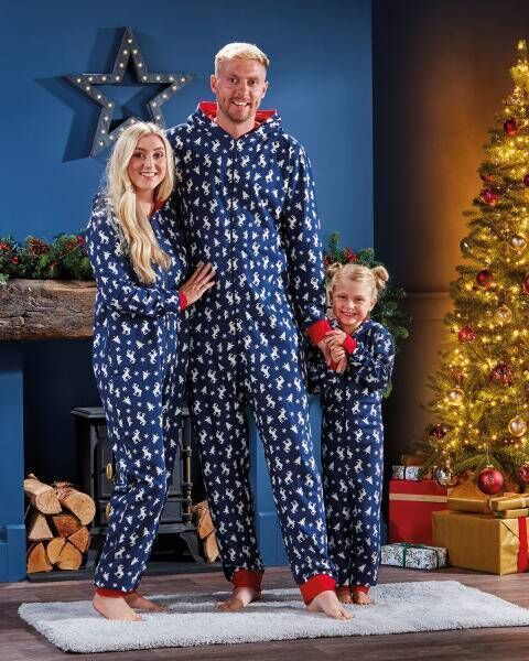 Blue Christmas Onesie from Aldi Blue Christmas Onesie from Aldi