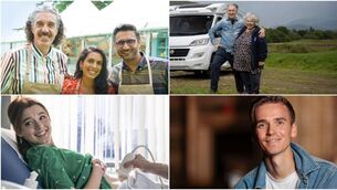 <p>Great British Bake Off final; Miriam Margolyes and Alan Cumming; Joe Sugg; and Three Families</p>