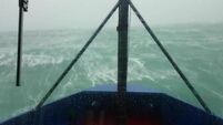 Terrifying ship's video shows storm-force seas off Irish coast