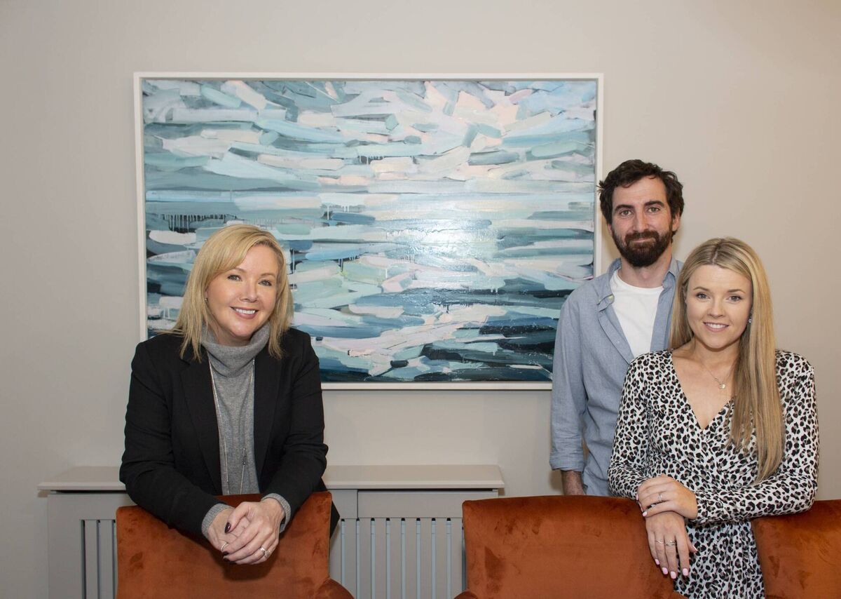 Aidan Sliney and Emer Dalton with Arlene McIntyre. Picture: Kip Carroll