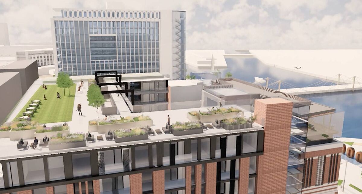 The proposal will have the Odlums Mills building as its cultural reference with overhead apartments, open roof trusses and billed as a milestone and “a cultural and tourist landmark for years to come.” The proposal will have the Odlums Mills building as its cultural reference with overhead apartments, open roof trusses and billed as a milestone and “a cultural and tourist landmark for years to come.”