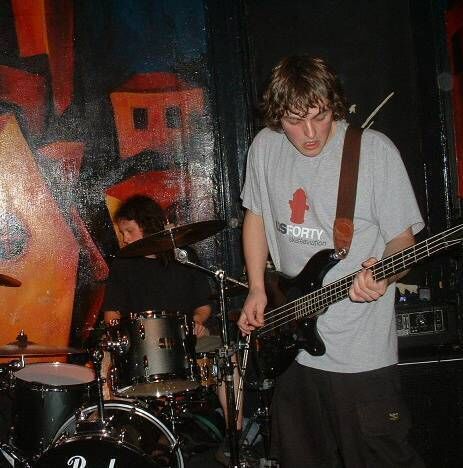 Ger Mangan and Matt Shallow at the Lobby Bar in 2004. Pic: Ciaran Ryan