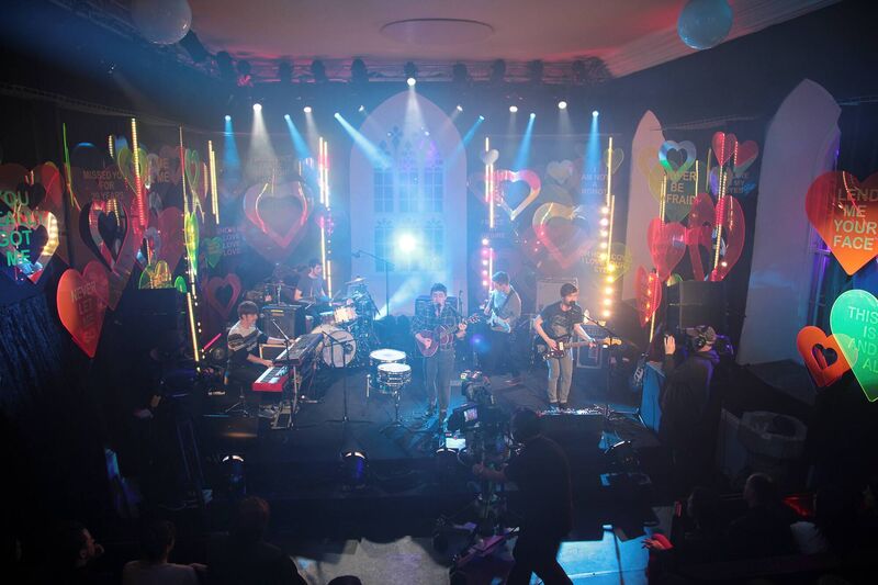 Conor O'Brien and Villagers performing at Other Voices in 2012. 