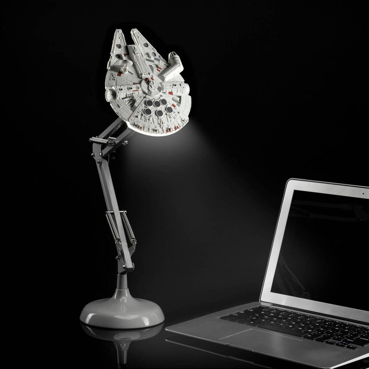 Make them a study hero with The Star Wars Millennium Falcon Desk Lamp in an eco-friendly plastic stands at 60cm tall, €52, oxendales.ie. Make them a study hero with The Star Wars Millennium Falcon Desk Lamp in an eco-friendly plastic stands at 60cm tall, €52, oxendales.ie.