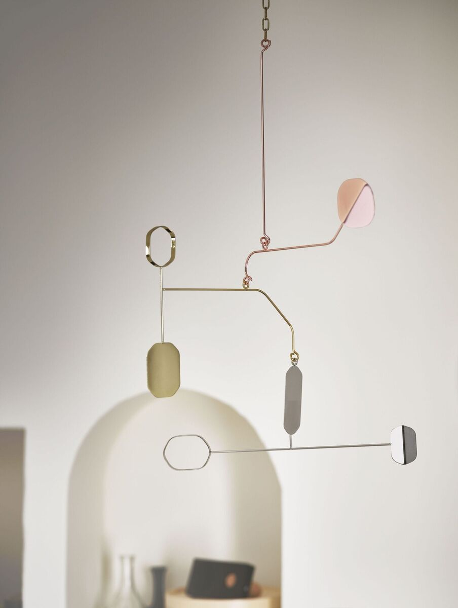 Ikea has some arty mobiles back in stock including its Bauhaus inclined Porjus, €10, ikea.ie. Ikea has some arty mobiles back in stock including its Bauhaus inclined Porjus, €10, ikea.ie.