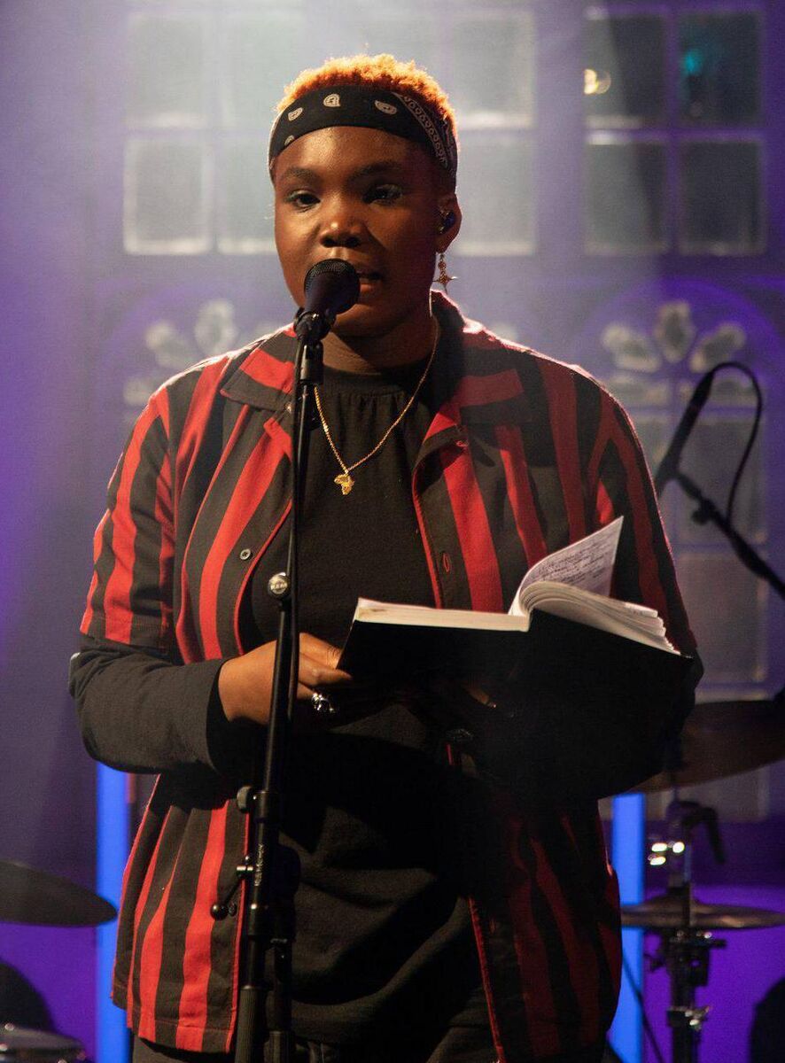 Arlo Parks reciting 'A Poem for Dingle' at Other Voices in 2019. Picture: Rich Gilligan