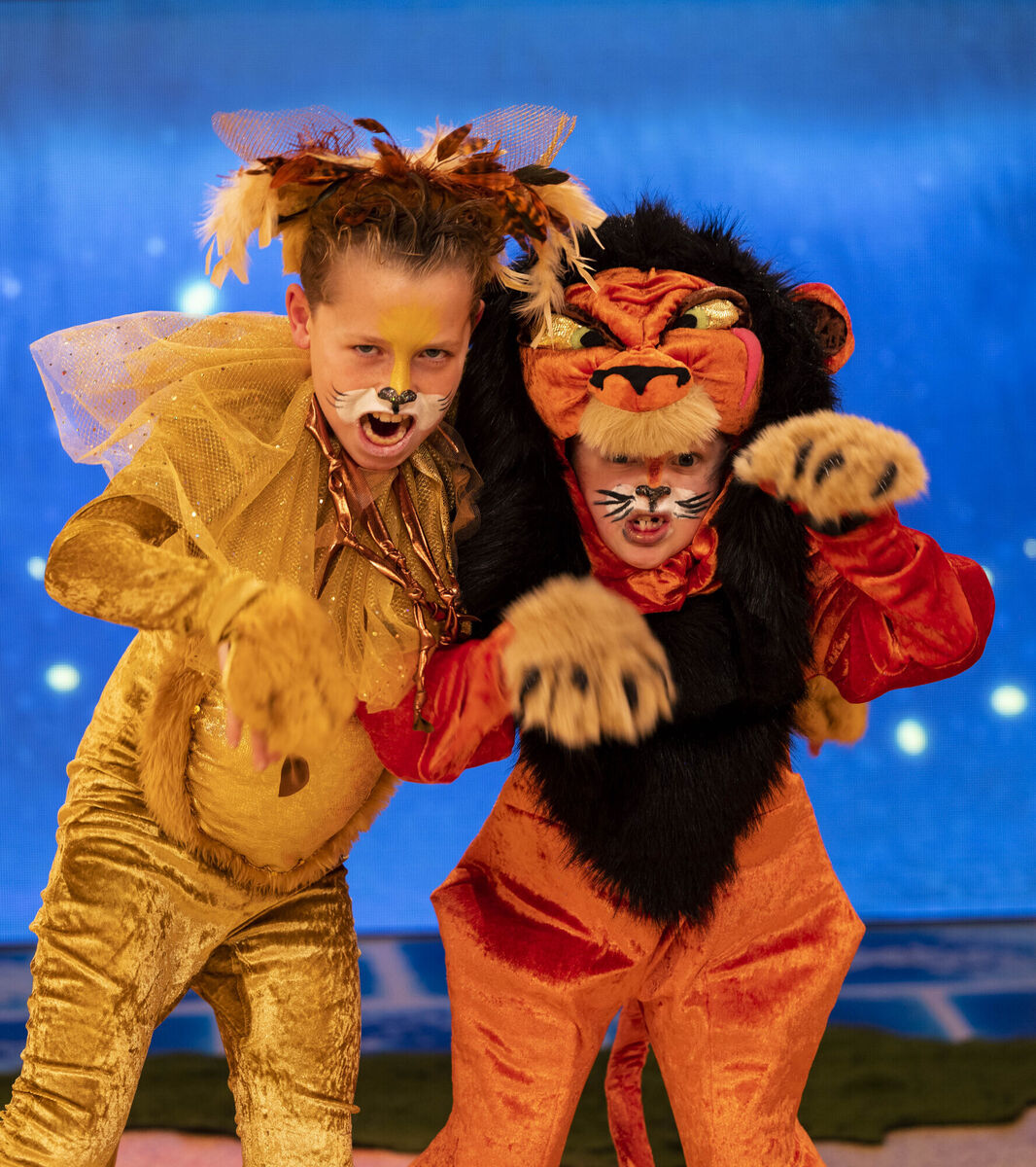 Performers Charley Bolster and Zach Culleton.