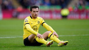 <p>Ben Chilwell, pictured, will be out for at least six weeks with a knee injury (Mike Egerton/PA)</p>