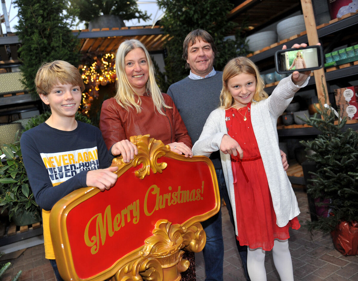 Lucy McGuirk with her brother Donagh and parents Dorene and Brian. Picture: Larry Cummins