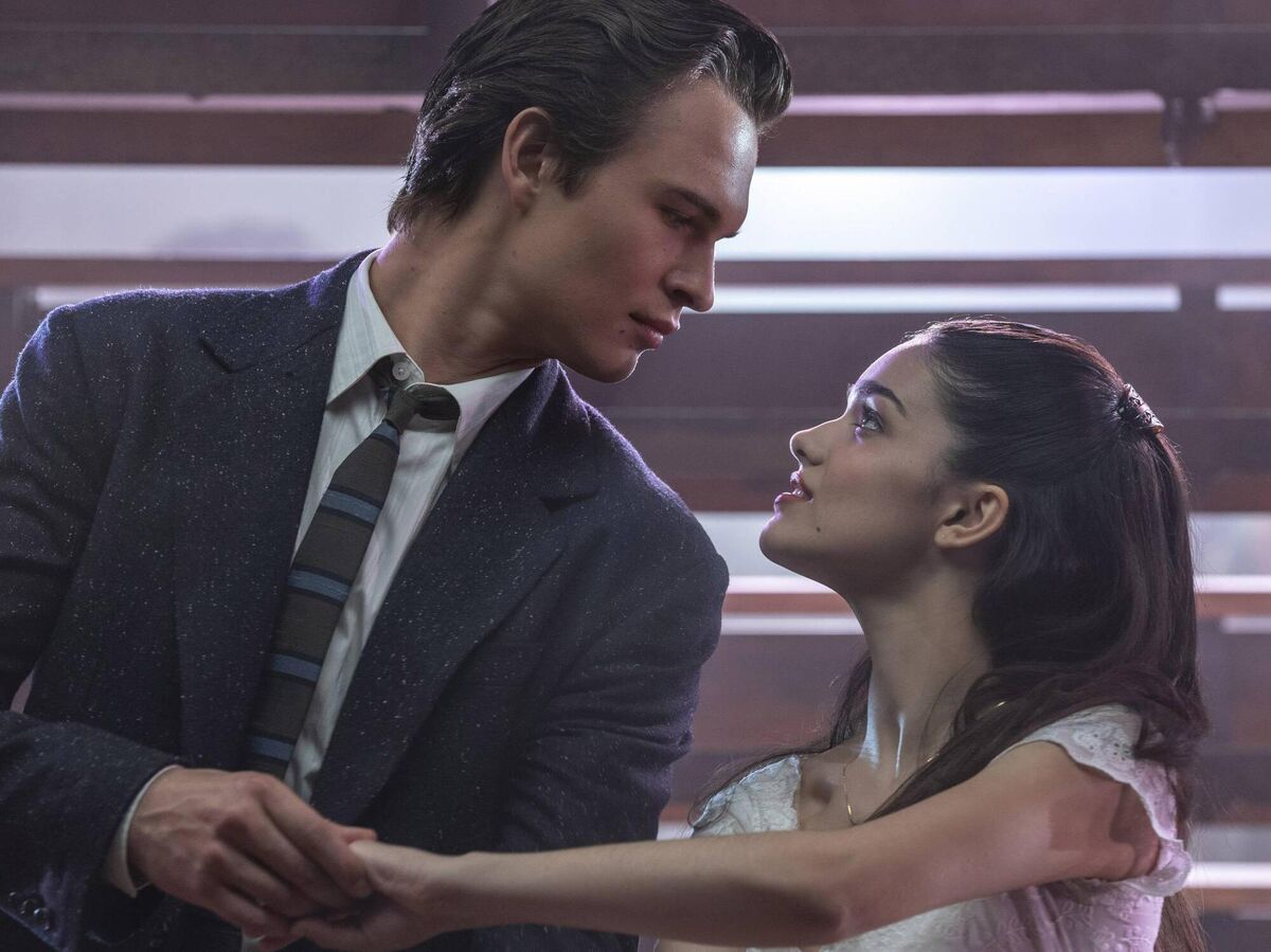 West Side Story: Ansel Elgort and Rachel Zegler.