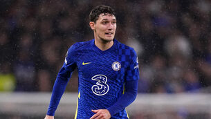 <p>Centre-back Andreas Christensen has been an unused substitute for Chelsea’s last three games (Adam Davy/PA)</p>