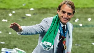 <p>Italy coach Roberto Mancini. Picture: PA</p>