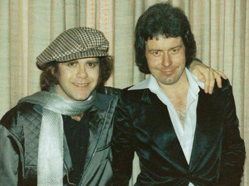  Elton John and  Pat Egan. 