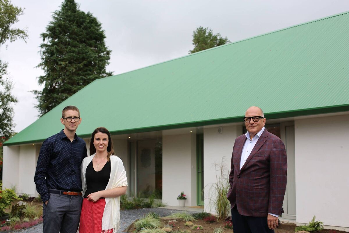 Niki and Davin with Hugh. Niki and Davin with Hugh.