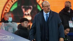 <p>Everton manager Rafael Benitez is under increasing pressure after a Merseyside derby defeat to Liverpool (Peter Byrne/PA)</p>