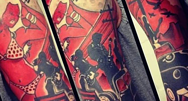 Dubliner gets an EPIC Queens of the Stone Age tattoo - and the band's approval